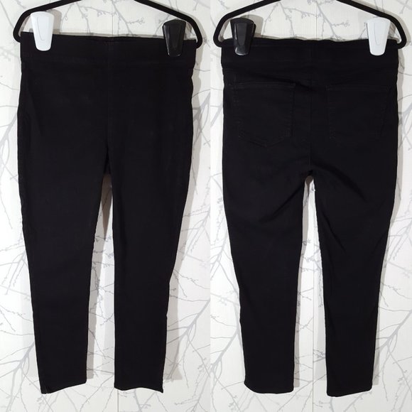 NYDJ Black Wash High Rise Pull On Skinny Jeans - Picture 4 of 5